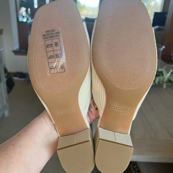 New, Everlane The Glove Mule in Bone ReKnit. - Picture 8 of 8